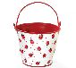 Lady Bug Hand Painted Pail
